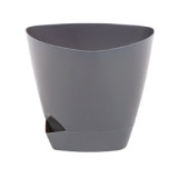 Горшок д/цветов Элеганс 5,0л серый 7962