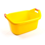 Таз 40л овальный желтый 1298