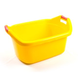 Таз 48л овальный желтый 6903