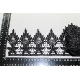 Кружево гипюр черное 0038  11,4см 10 ярд.