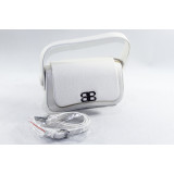 Сумка жен. 9055 (19х13) белый  УЦЕНКА!!!