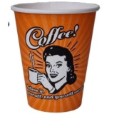 Стакан бумажный 250мл РЕТРО (прод по 50шт) 1000шт/ящ