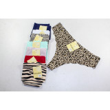 Стринги жен (M-XL) (прод по 3) 1038 т.синий