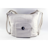 Сумка-рюкзак жен А11 молочная