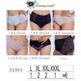 Плавки жен  Lanny Moda 51593 (L-4XL) (прод по 6) черн