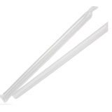 Трубочки прямые со скош углом в инд. уп. прозр д-12ммх240 (250шт/уп)*12 (для коктейльных стак) 1436