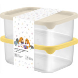 Набор контейнеров д/продуктов School с гибк.крышкой (0,18*2шт) *16 2820