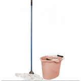 Комплект д/уборки МОП Vogue беж.(ведро+швабра) *24 0093