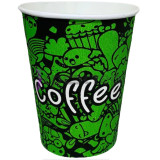 Стакан бумажный 350мл МАРКЕР ЗЕЛЕНЫЙ (прод по 50шт)  1000шт/ящ