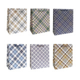 Подарочный пакет матовый 26*32*10 (Клетка) (прод.по 20) ПБР20428 0917