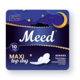 Прокладки женские MEED 10шт Maxi TOP dry (М-22С)/24  6442