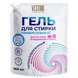 Гель д/стирки VESTAR 1500мл Универсальный ДП метал *4  1149