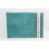 Обложка для паспорта №8/2 зелен