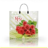 Пакет с пластиковой ручкой  36*34 Красная Роза (прод.по 10)*100
