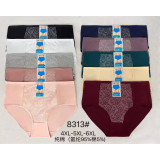 Плавки жен (4XL-6XL) (прод по 6) 8313 фиолет