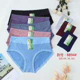 Плавки жен (4XL-6XL) (прод по 6) 8894 белый