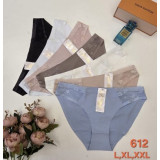 Плавки жен (L-2XL) (прод по 3) 612 черный