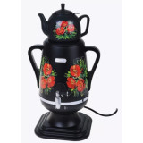 Самовар Добрыня эл. DO-423 4л  черн/керам МАКИ 1219