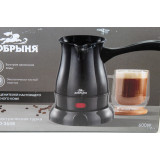 Турка Добрыня эл. DO-3608 пласт 0,3л 600Вт черный 0052