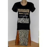 Пижама жен LIDER (футболка+штаны) 46-56р (прод по 6) зебра