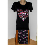 Пижама жен LIDER (футболка+бриджи) (46-56) (прод по 6) Love