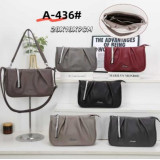 Сумка жен. A-436 (25х17) бордо