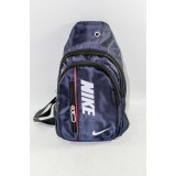 Сумка-бананка муж 452 NIKE (17х28) синяя