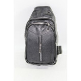 Сумка-бананка муж 7170-1-9 (18х30)  черная