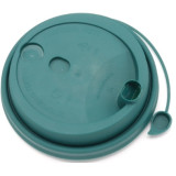 Крышка D-90 Зеленая с клапаном/загл.ПП Покр.(прод по 50шт, кор/1000шт) на 350 и 400мл 4332