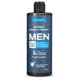 Шампунь-гель KRASSA MEN для мужчин 3в1 Освежающий 400мл *6  4468