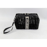 Косметичка жен сетка DIOR 1805 (25х27) черный