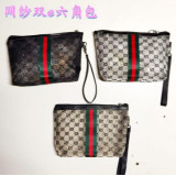 Косметичка жен сетка 5108 GUCCI (14*22) серая