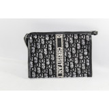 Косметичка жен сетка DIOR (26х18) серая