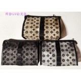 Косметичка жен сетка LV (26х18) черная