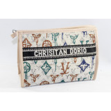 Косметичка жен DIOR (25х18) бежев