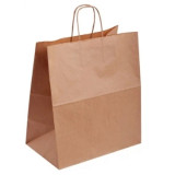 Пакет с круч. руч б/п 260х150х350мм крафт В (прод по 200шт)*200 1502