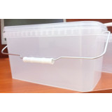 Лоток пищевой с крышкой 5,8л прямоугольный 100шт/уп