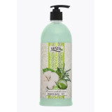 Мыло жидкое ВЕСТА 2х1 Хлопок+Оливковое масло 1000мл *10  3108