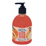 Мыло жидкое ВЕСТА 2х1 Абрикос+Груша 500мл *18  2644