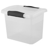 Ящик для хранения Keeplex с защелками 1,6л 16,8*12,5*13,5см*15 прозр кристалл 7568 УЦЕНКА!!!