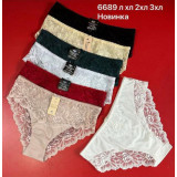 Плавки жен (XL-3 XL) (прод по 3) 6689 зеленый