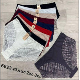 Плавки жен (L-2XL) (прод по 3) 6623 черный