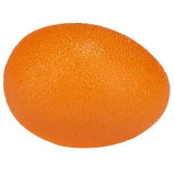 Мяч для массажа кисти яйцевидной формы жесткий  L 0300 S оранжевый 7815