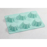 Форма д/выпечки силикон Кекс 26х18х3см 6 форм 16523-38  1605