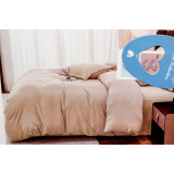 КПБ Home Collection Пандора поплин  (ЕВРО) бежев