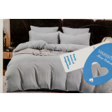 КПБ Home Collection Пандора поплин  (ЕВРО) серый