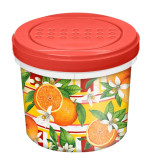 Банка с закручивающейся крышкой ASTI 0,7л с декором 