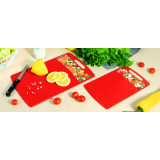 Доска разделочная Bergamo прямоугольная 335x220x4 мм с декором 