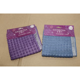 Салфетка микрофибра 30*30см 2 в 1 (микрофибра+скраб) КонтинентПак 4933