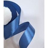 Лента  Атлас 2,5см (уп.27м) KD096 синий